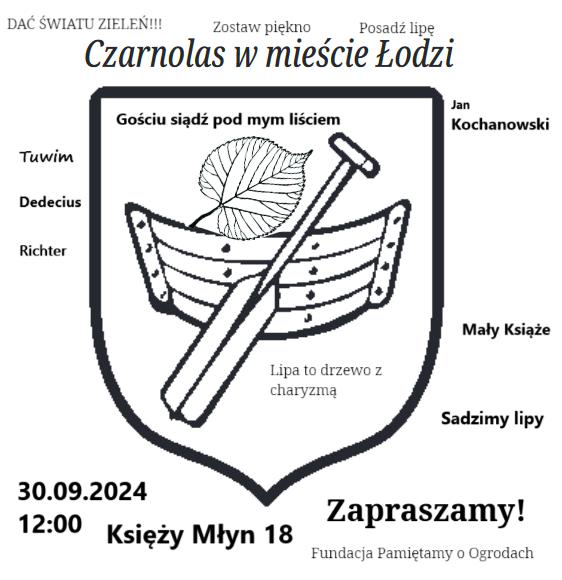 Czarnolas w mieście Łodzi